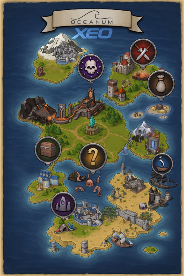 XEO Oceanum Game Map